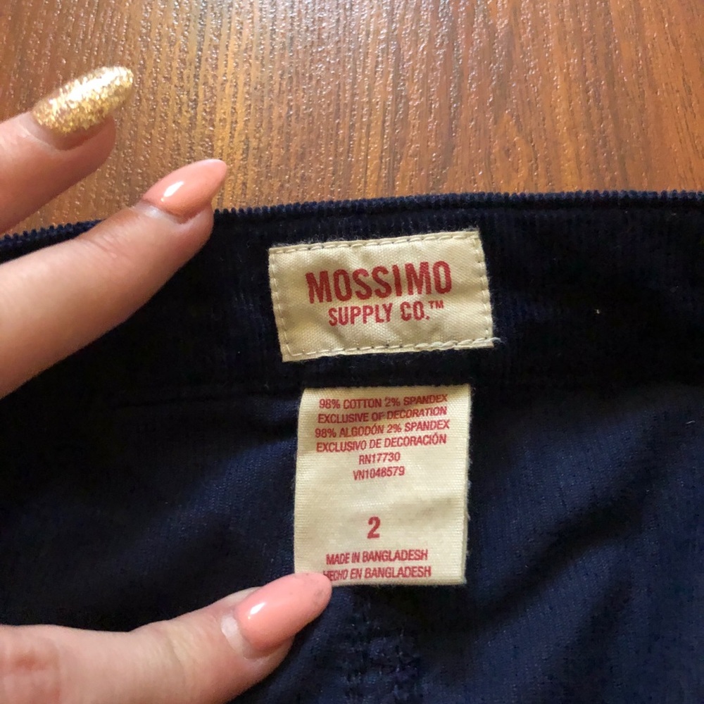 NWOT Floral Embroidered Corduroy Skirt - Picture 3 of 5